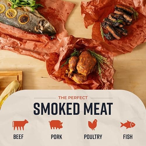 Bryco Goods Pink Butcher Paper Roll 18"x175' (2100 Inch) - USA Made - Food-Grade Peach Butcher Paper for Smoker, BBQ, Grilling, Smoking Meat - Unbleached, Uncoated & Unwaxed thumbnail 8