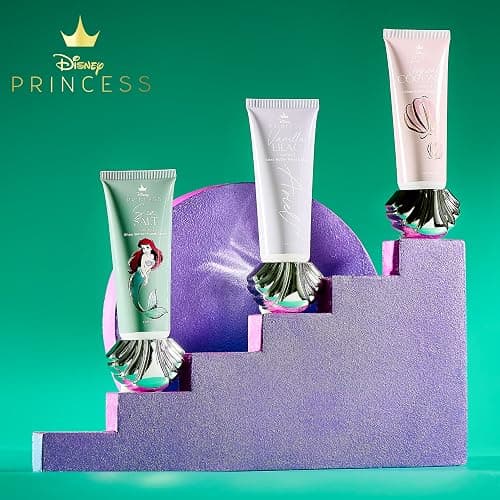 Belle Maison Disney Mermaid Ariel 3pc Hand Cream Set - Tropical Coconut, Sea Salt, Vanilla Lilac Scented, 30 ML / 1.01 FL OZ Each, Hand Cream Set thumbnail 5