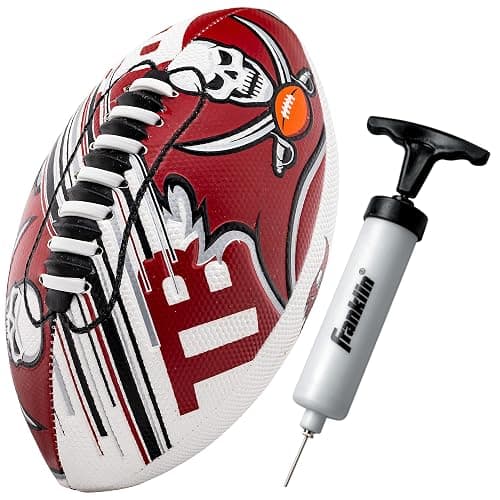 Franklin Sports NFL Team Mini Footballs - Youth 8.5" Official NFL Licensed Football + Air Pump Set - Image 1