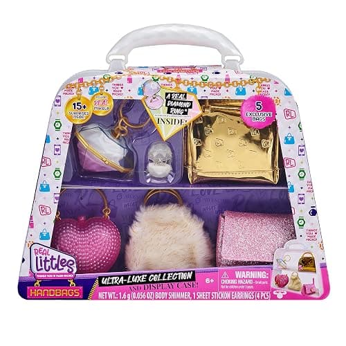 REAL LITTLES | Collectible Micro Handbag Collection | 5 Exclusive Bags | Plus 17 Beauty Surprises Inside!, Multicolor (25266) - Image 1
