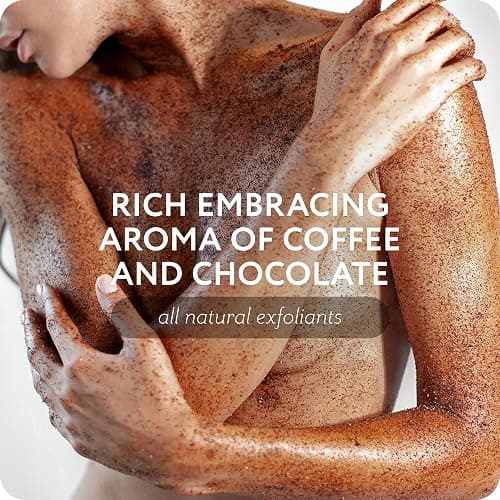 THE ACT Coffee Body Scrub with Salt & Cocoa – Exfoliating Scrub for Cellulite, Stretch Marks, Ingrown Hair – Organic Moisturizing Body Scrub with Vitamin E & Menthol – Gift for Women & Men, 10.58 Oz thumbnail 6