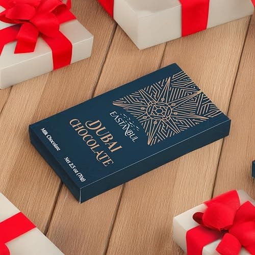 Eastanbul Dubai Chocolate Bar Pistachio, 2.5oz Mini Treat, Premium Pistachio Dubai Chocolate Bar, Viral Candy with Shredded Phyllo Dough, Knafeh, Gift Box thumbnail 8
