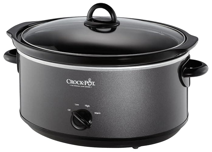 Crockpot SCV700-CH-BR Slow Cooker 7 quarts Charcoal - Image 1