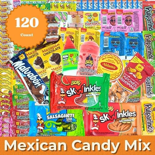 Mexican Candy Variety Pack 120 pieces, Authentic Dulces Mexicanos, Perfect for Piñatas, Includes Vero, Lucas, Pulparindo. Spicy, Sweet and Sour Assortment Mix Candy, Fiesta, Birthdays - Image 1