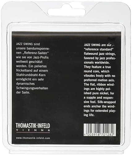 Thomastik 676717 Saiten für E-Gitarre Jazz Swing Series Nickel Flat Wound, Satz JS111 Light .011-.047w thumbnail 2