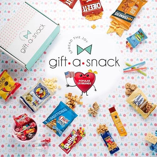 Gift A Snack - Back To School Snack Box Variety Pack Care Package + Greeting Card (40 Count) Birthday Sweet Treats Gift Basket, Candies Chips Crackers Bars, Office Food Assortments - 1. 40 Count thumbnail 4