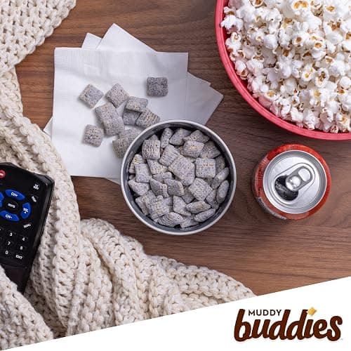 Chex Mix Muddy Buddies Peanut Butter and Chocolate Snack Mix, Snacks, 9 oz thumbnail 6