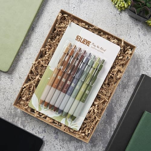 BLIEVE Gel Pens - Earthy, Matte Finish, Smooth Writing, No Bleed - For Journaling, Bible Notes, Drawing - Cute School Supplies, 8 Pack thumbnail 6