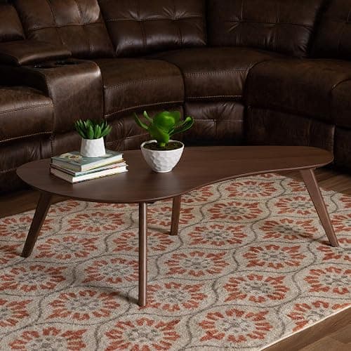 Baxton Studio Coffee Tables, One Size, Walnut thumbnail 2