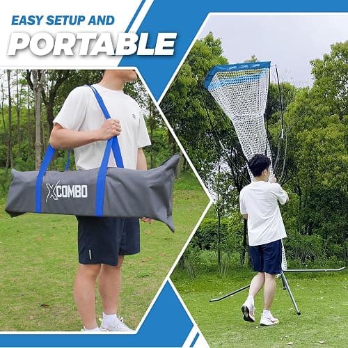 JOLORLY Volleyball Setter Trainer Net, Adjustable Height for Indoor and Outdoor Practice, Perfect for Serving, Spiking, and Setting Training Equipment thumbnail 6