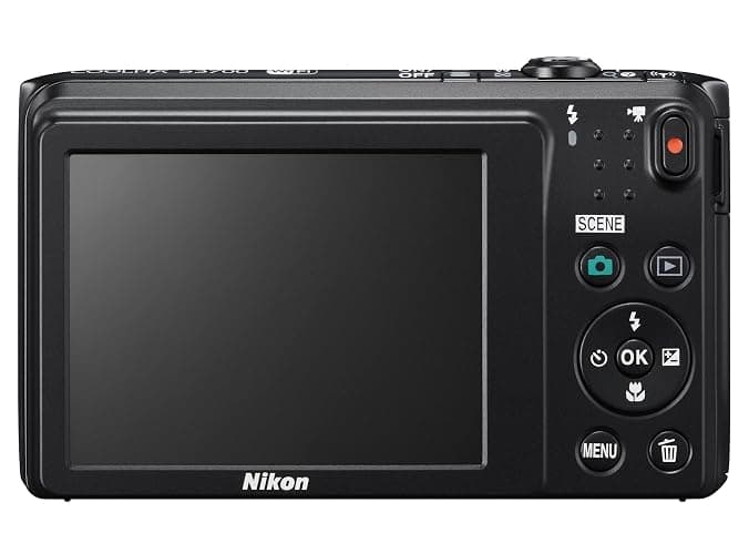 Nikon Digital Camera COOLPIX S3700 Black Optical 8X Zoom 20.05 Million Pixels S3700BK thumbnail 3