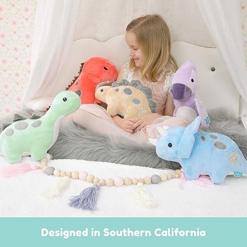 Bellzi Brontosaurus Cute Stuffed Animal Plush Toy - Adorable Soft Dinosaur Toy Plushies and Gifts - Perfect Present for Kids, Babies, Toddlers - Bronti thumbnail 2