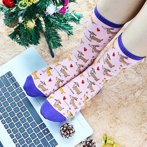 Jeasona Women's Cute Socks Funny Christmas Birthday Gifts for Women Mom Teenage Girls thumbnail 4