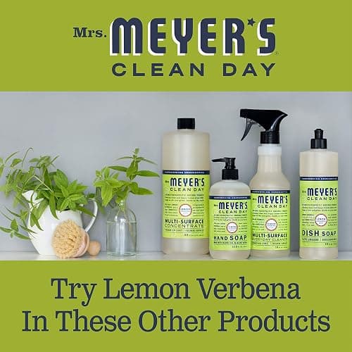 MRS. MEYER'S CLEAN DAY Liquid Hand Soap, Cruelty-Free Hand Wash Made with Essential Oils, Lemon Verbena Scent, 12.5 Oz (Pack of 3) thumbnail 8