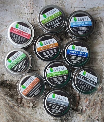 Aromi You're Hot Solid Cologne | Fresh, Woodsy Men's Fragrance, Vetiver, Sandalwood, Bourbon Scent, Small Men's Gift, Vegan, Travel-friendly, Handmade (You're Hot) thumbnail 9