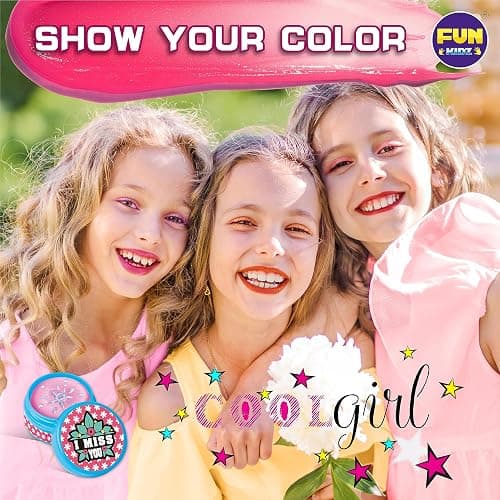 All Natural Lip Balm Kit For Girls, FunKidz Lip Gloss Making Kit For Kids Ages 8-10, 10-12 Girls Gift Makeup Science Lab thumbnail 5