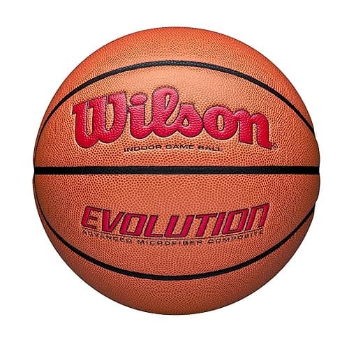 WILSON Evolution Indoor Game Basketballs - Size 5, Size 6 and Size 7 - Image 1