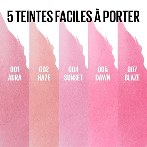 Maybelline New York - Liner Lèvres Peel-Off - Sensation Tatouage - Jusqu'à 24H - Sans Transfert - Effet Lip Blush - Super Stay Vinyl Ink - Teinte : 002 Haze thumbnail 10