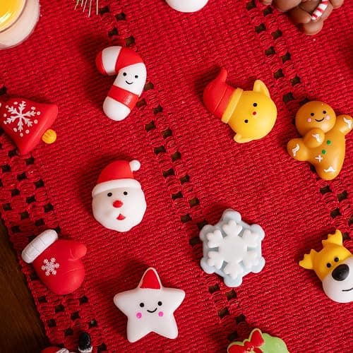 JOYIN 24 Pcs Chrismas Mochi, Fidget Toys, Mochi Toys for Boys and Girls, Kids Xmas Fun Gifts, Christmas Party Toy Gifts for Kids thumbnail 9