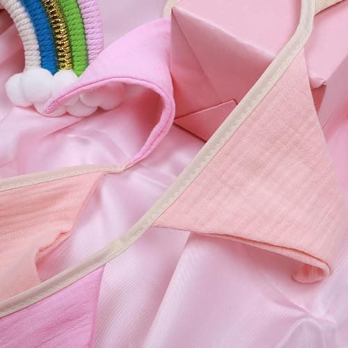 Pennant Banner Flags,Infant and toddler room decoration pennant,for Nursery Decor Baby Birthday Boho Wedding Shower Party Event (Pink Colorful Banner) thumbnail 5