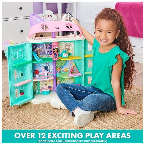 Gabby’s Dollhouse, Purrfect Dollhouse with 15 Pieces including Toy Figures, Furniture, Accessories and Sounds, Kids Toys for Ages 3 and up thumbnail 3