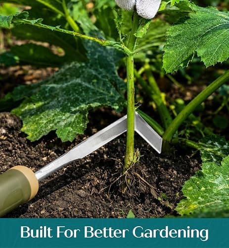 Heavy Duty Gardening Tools - Gardening Gifts for Women, Men, Mom, Dad - Durable, Ergonomic Garden Tools Set (Floral) thumbnail 8