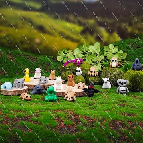 NEXT STOP M Easter Basket Stuffers, 22 Pcs Mini 3D Printed Animal Figurines Set,Articulated, Flexible, and Exquisitely Cute Fidget Toys for Play and Display, Fillers of Easter Egg - Animal Z thumbnail 2