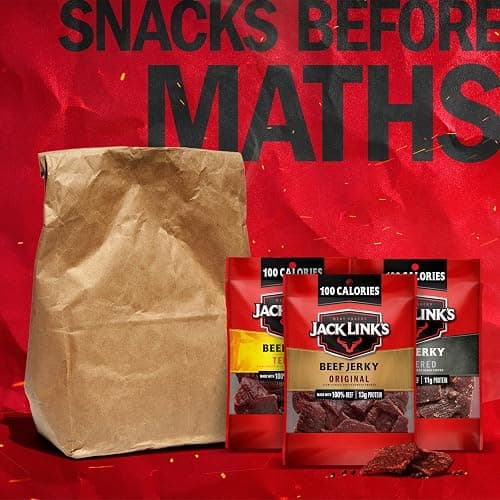 Jack Link's Beef Jerky Variety Pack – Includes Original, Teriyaki and Peppered Jerky, Bulk Protein Snack Pack, Good Source of Protein, Meat Snacks Made with 100% Beef – 1.25 Oz (Pack of 15) thumbnail 7