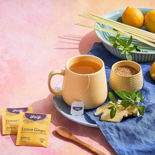 Yogi Tea Lemon Ginger Tea Bags, 16 ct thumbnail 6