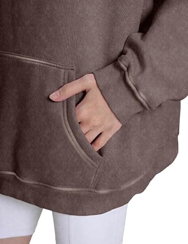Dnzzs Acid Wash Hoodie for Womens Pullover Oversized Women's Fashion Hoodies & Sweatshirts Vintage Sweatshirt Heavyweight thumbnail 5