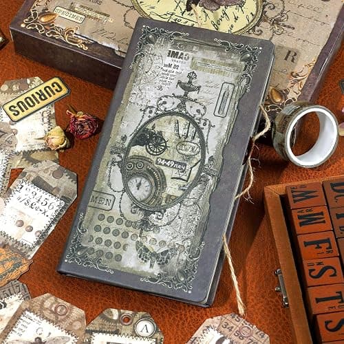Funto Scrapbooking Kit, The Love Poems Series- Retro Merchandise, Perfect for Bullet Scrapbooking Materials, Planner DIY Craft Collage thumbnail 3
