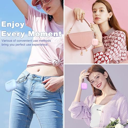 MHYALUDO for AirPods 4th Generation Case Cover 2024, Military Grade Soft Silicone Shock-Absorbing for AirPods 4 Case with Keychain & Cleaning kit, Sky Blue thumbnail 7
