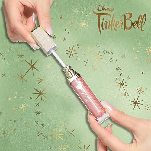 Disney Lip Gloss Collection, Belle Masion – Cosmetic Makeup Set for Daily Glam for Women and Girls, Tinker Bell, 4 Pcs thumbnail 7