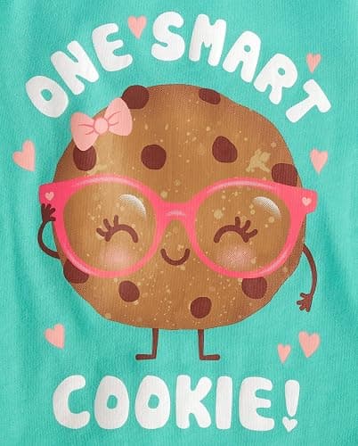 The Children's Place Baby-Girls and Toddler School,Learning Short Sleeve Graphic T-Shirts,3 Pack thumbnail 3
