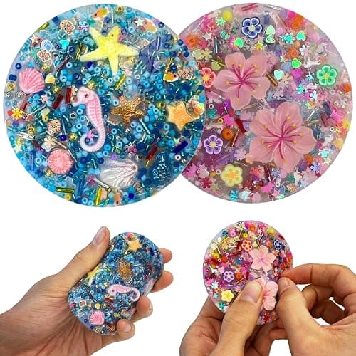 Generic Picky Pad 2 Pcs - Multicolor Fidget Pads, Fidget Toy for Skin Picking, Trichotillomania & Dermatillomania, ADHD Pick Pad, Sensory, Adult - Image 1