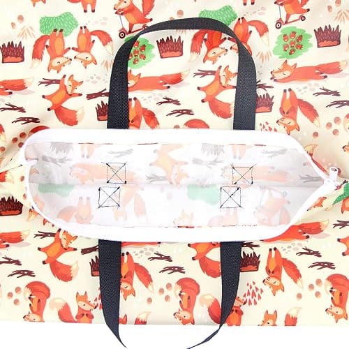 Wegreeco Reusable Hanging Wet Dry Cloth Diaper Bag(Fox) thumbnail 5