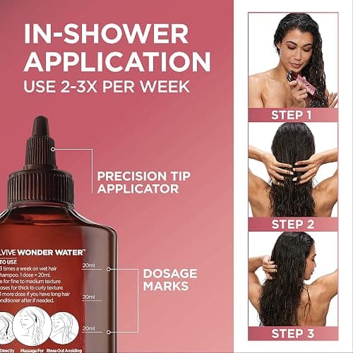 L’Oreal Paris Elvive 8 Second Wonder Water Lamellar, Rinse out Moisturizing Hair Treatment for Silky, Shiny Looking Hair, 6.8 FL; Oz thumbnail 4