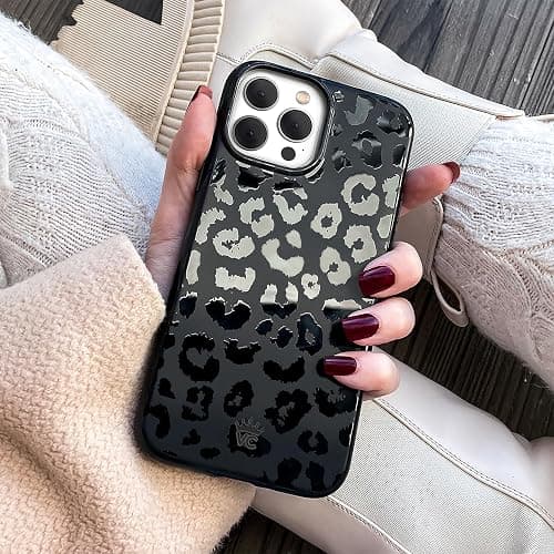 VELVET CAVIAR Black Leopard Cheetah Print Phone Case for iPhone 16 Pro - Compatible with MagSafe [10ft Drop Tested] thumbnail 7