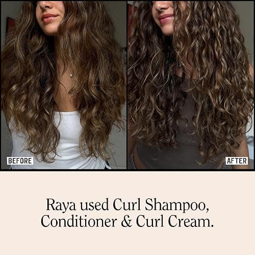 California Naturals Curl Defining Cream for Wavy Curly Coily Hair, Anti Frizz Curl Cream with Shea Butter and Castor Oil, Sulfate and Paraben Free, Natural, Vegan, Rose Garden, 8 oz thumbnail 6
