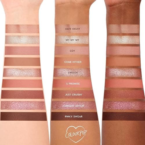 ColourPop Eyeshadow Palette - Eye Makeup Palette with Matte, Metallic, Matte Sparkle & Glitter Finishes - High-Pigment Eye Makeup with a Long-Wearing Formula - Blush Baby (0.3 oz) thumbnail 5