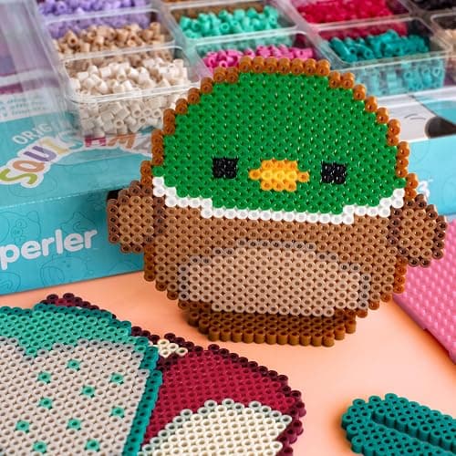 Perler Squishmallows Fused Bead Activity Kit with 5 Unique Patterns, Finished Project Sizes Vary, Multicolor 4393 Pieces - Squishmallows thumbnail 6