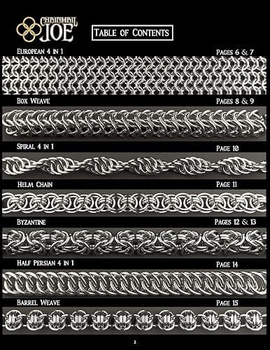 Complete Chainmail Kit - 20 Weave Tutorial Book, 23,000+ Rings(Over 4 Pounds), Clasps, and Tools thumbnail 4