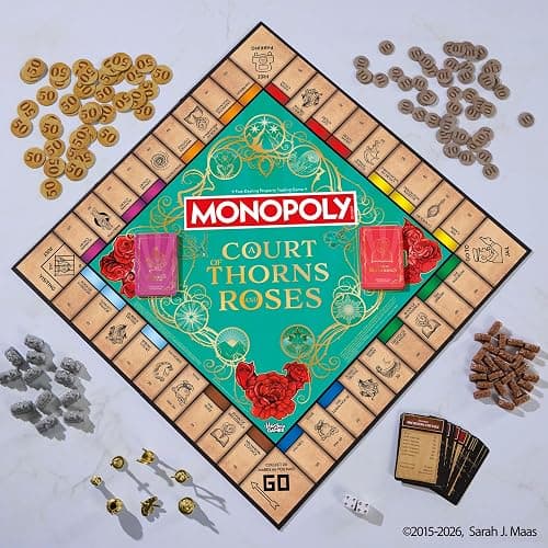 Monopoly: A Court of Thorns and Roses Special Edition Board Game for Adults | Officially Licensed | Ages 17+ | 2-6 Players (Amazon Exclusive) thumbnail 4