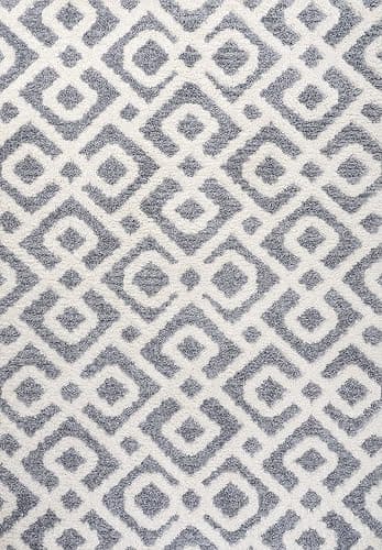 JONATHAN Y Trellis High-Low Cream/Gray Indoor Area Rug 4X6 ft, Astrid Retro for Living Room, Bedroom, Kitchen, Office, Easy-Cleaning, High Traffic, Pet-Friendly, Non-Shedding SNT103B-4 thumbnail 7