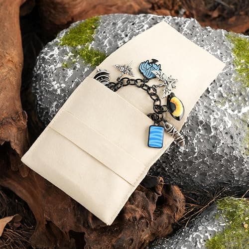 Seekora Avatar Charm Bracelet for Teens and Women, Fantasy-Inspired Jewelry with Enamel Charms, Adjustable Chain, Collectible Wrist Accessory thumbnail 6