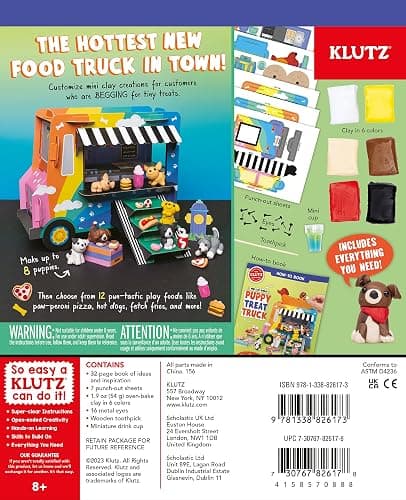 KLUTZ Mini Clay World Puppy Treat Truck Craft Kit thumbnail 7
