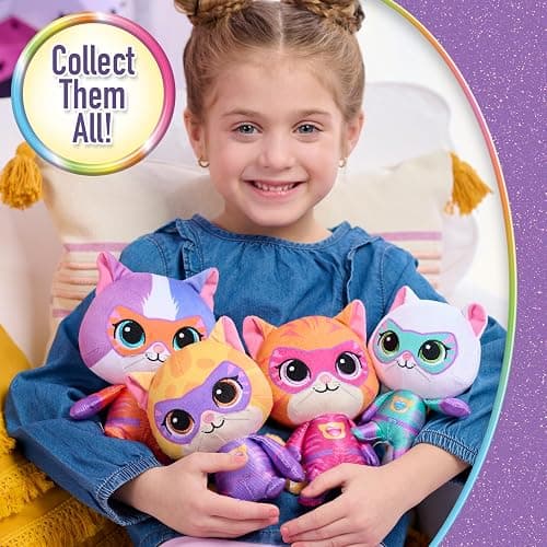 Disney Jr. SuperKitties Small 8-inch Plush Sparks Stuffed Animal, Su-Purr Wild Outfit, Kitten, Toy for Fans, Girls, Kids, Holiday Stocking Stuffers, Gifts, Presents, Ages 2 and Up by Just Play thumbnail 6