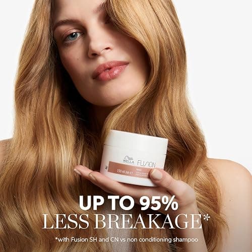 Wella Professionals Fusion Intense Repair Professional Haircare, Protection against Breakage & Damage, Deep Repair Hair Mask Treatment thumbnail 8