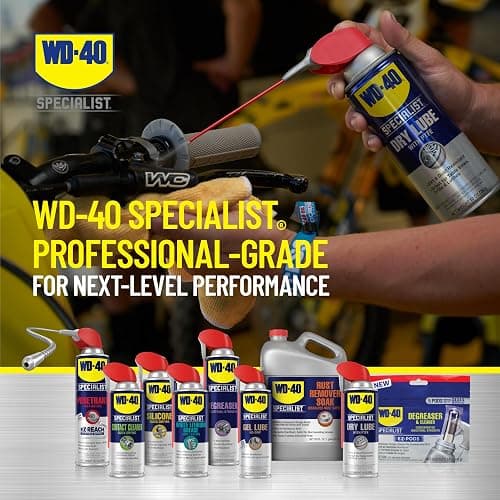 WD-40 Specialist Dry Lube with Smart Straw, Lubricant for Corrosion Protection on Table Saws, Drills and Lathes, Industrial Strength Friction-Reducing Formula, 10 Oz. thumbnail 8
