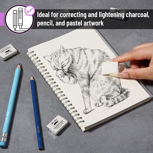 Mr. Pen- Kneaded Eraser, 12 Pack, White Kneaded Erasers for Artists, Art Eraser, Kneadable Erasers Bulk thumbnail 5